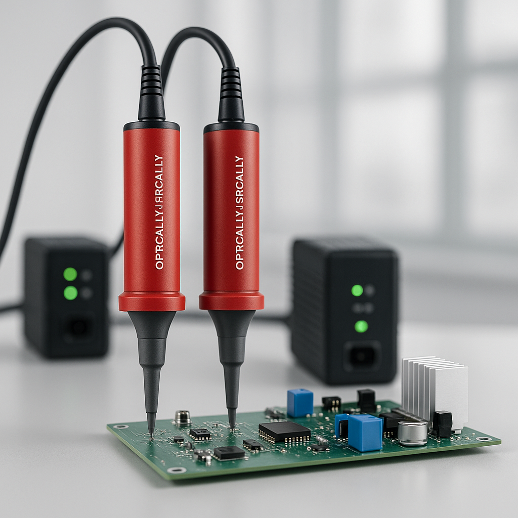 Mesures de grille sûres sur l'électronique de puissance SiC et GaN avec des sondes optiquement isolées