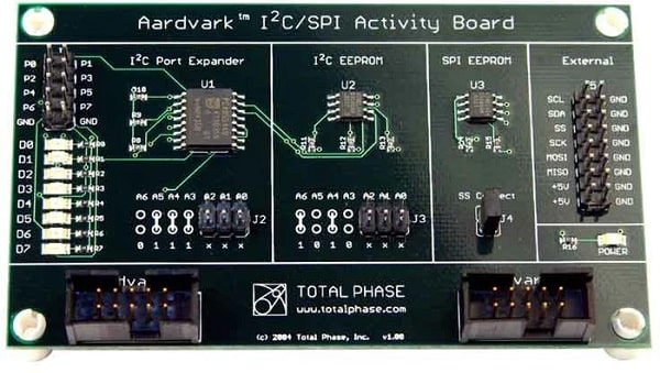 I2C/SPI Activity Board 